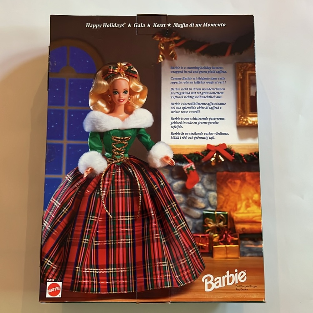 Barbie Special Edition Happy Holidays Gala Barbie Doll Vintage 1995 - Picture 2 of 7